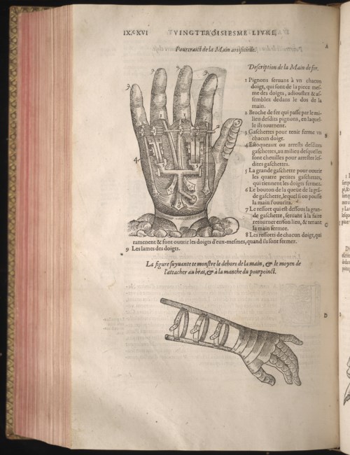 Ambroise Paré: Mechanical Hand (16th century)