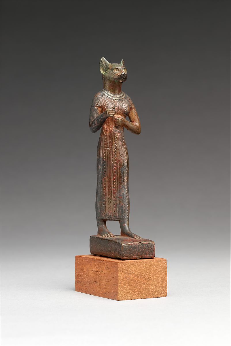 Bastet, ancient Egyptian "cat" goddess of protection, 664–30 B.C.E.