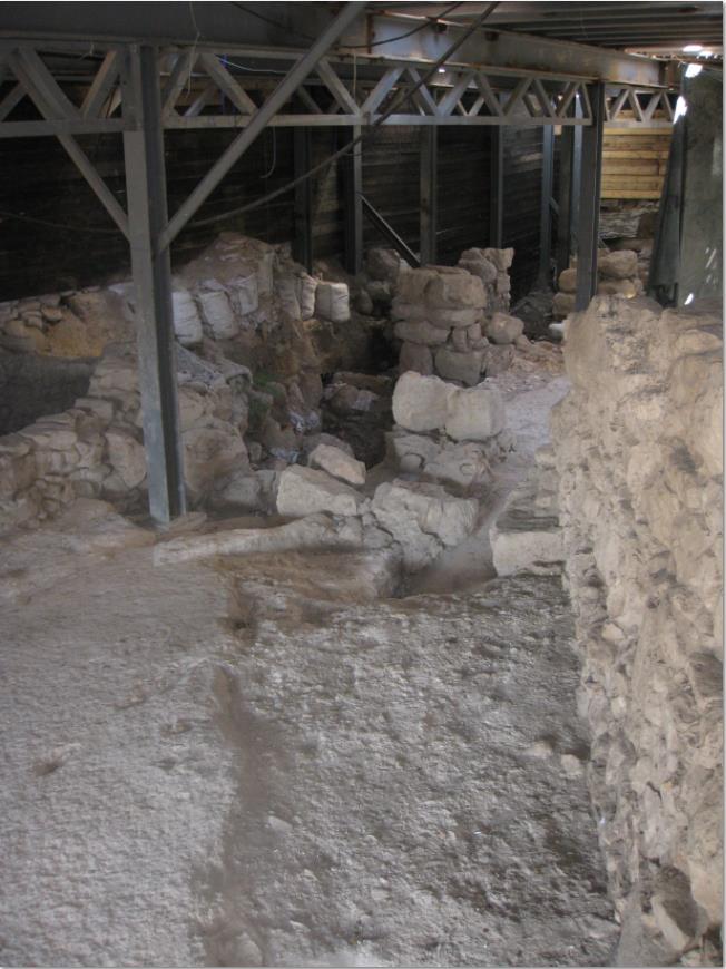 Part of the Large Stone Structure at the City of David